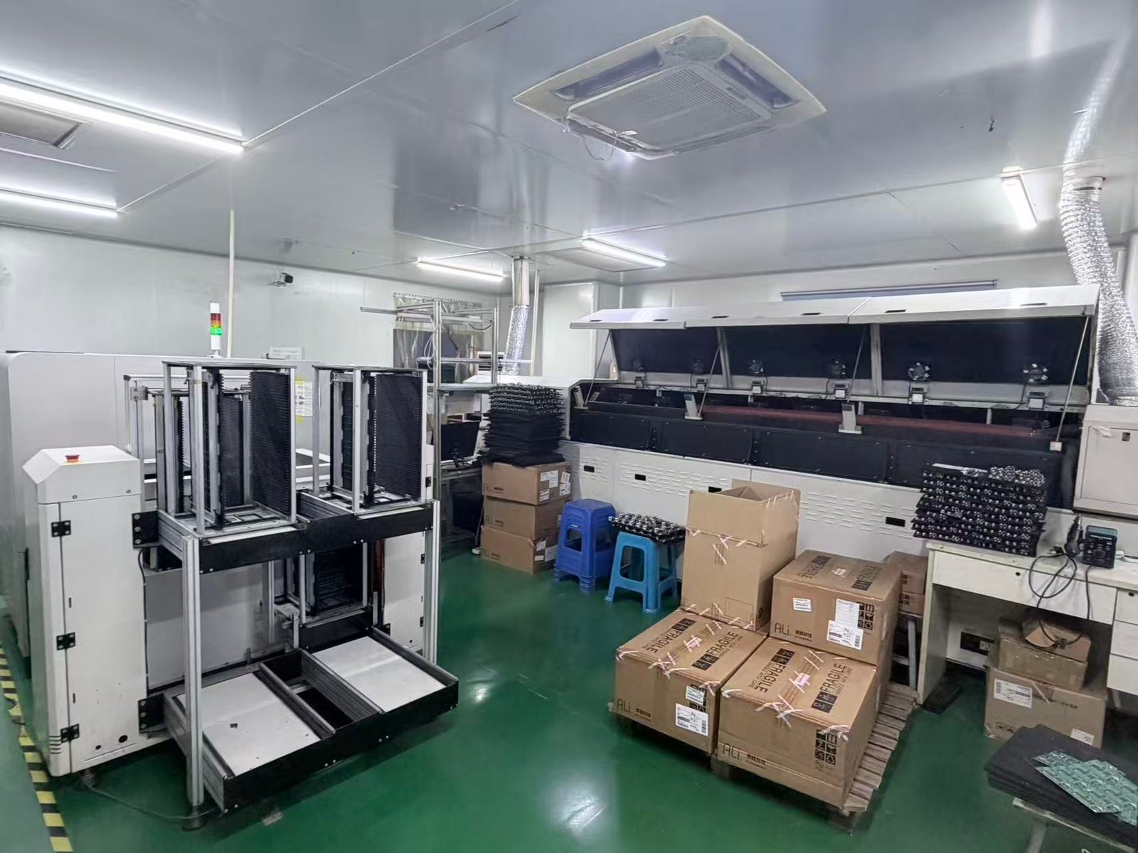 Prepared electronics products at Shenzhen Dingfeng Electronics